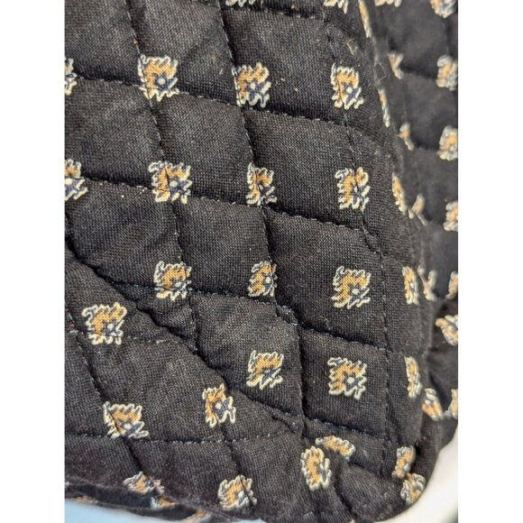 Vera Bradley Hanging Garment Bag Retired Pattern Black Provençal Fabric With Yel - Picture 4 of 11